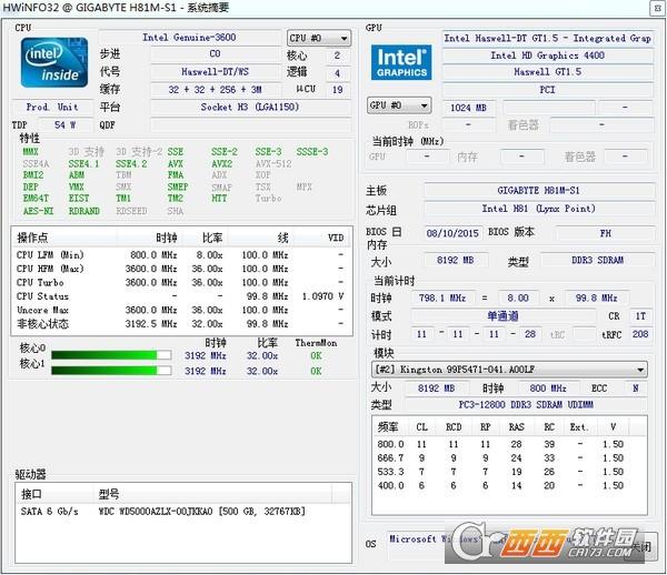 硬件检测工具,检测cpu110度,使用教程.